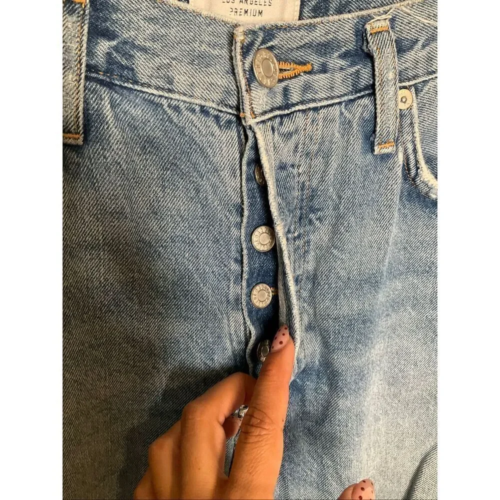 Agolde High Rise Jamie Straight Leg Jeans - Picture 5 of 11